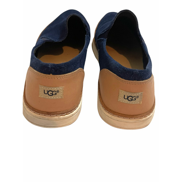 UGG ADLEY PERF BLUE SLIP ON SNEAKERS SZ 10
